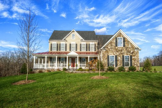 photodune 663567 traditional home and large yard