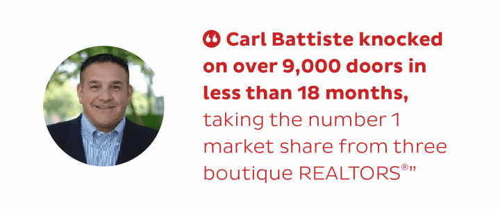Image of Carl Battiste with text.