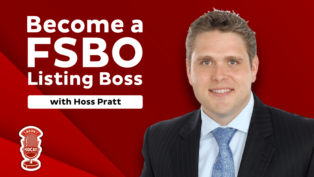 a man named Hoss Pratt smiling in a suit and tie - Podcast Image about FSBOs