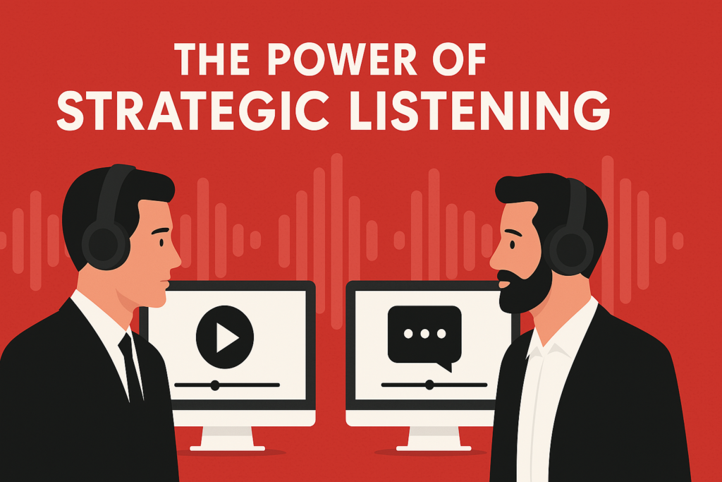 The Power of Strategic Listening