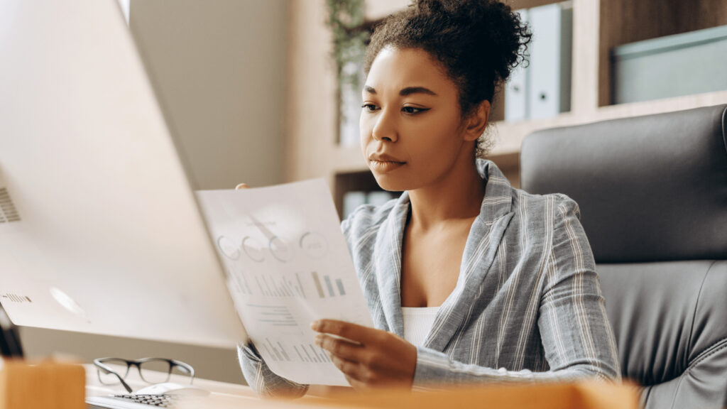 an agent reviewing an action plan