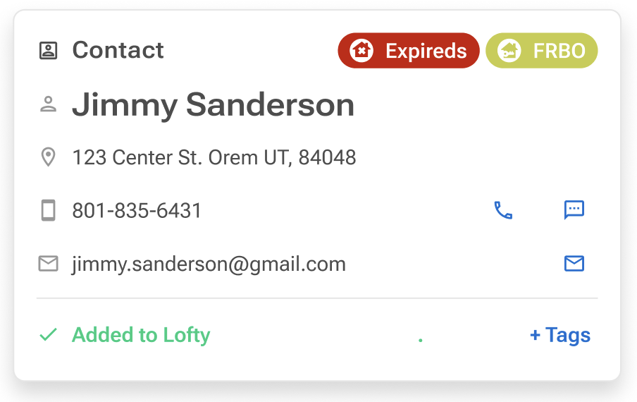Lead in Vortex being submitted to Lofty