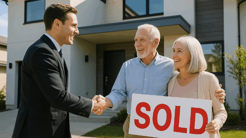 a real estate agent connecting with a motivated seller
