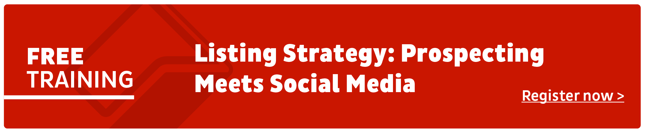 Banner - Free Webinar: Listing Strategy