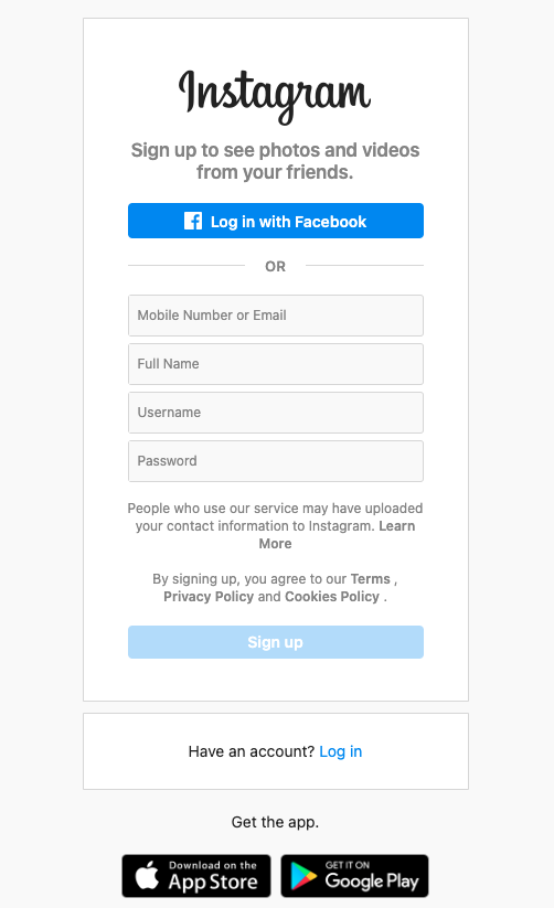 How to Create an Instagram Account 2