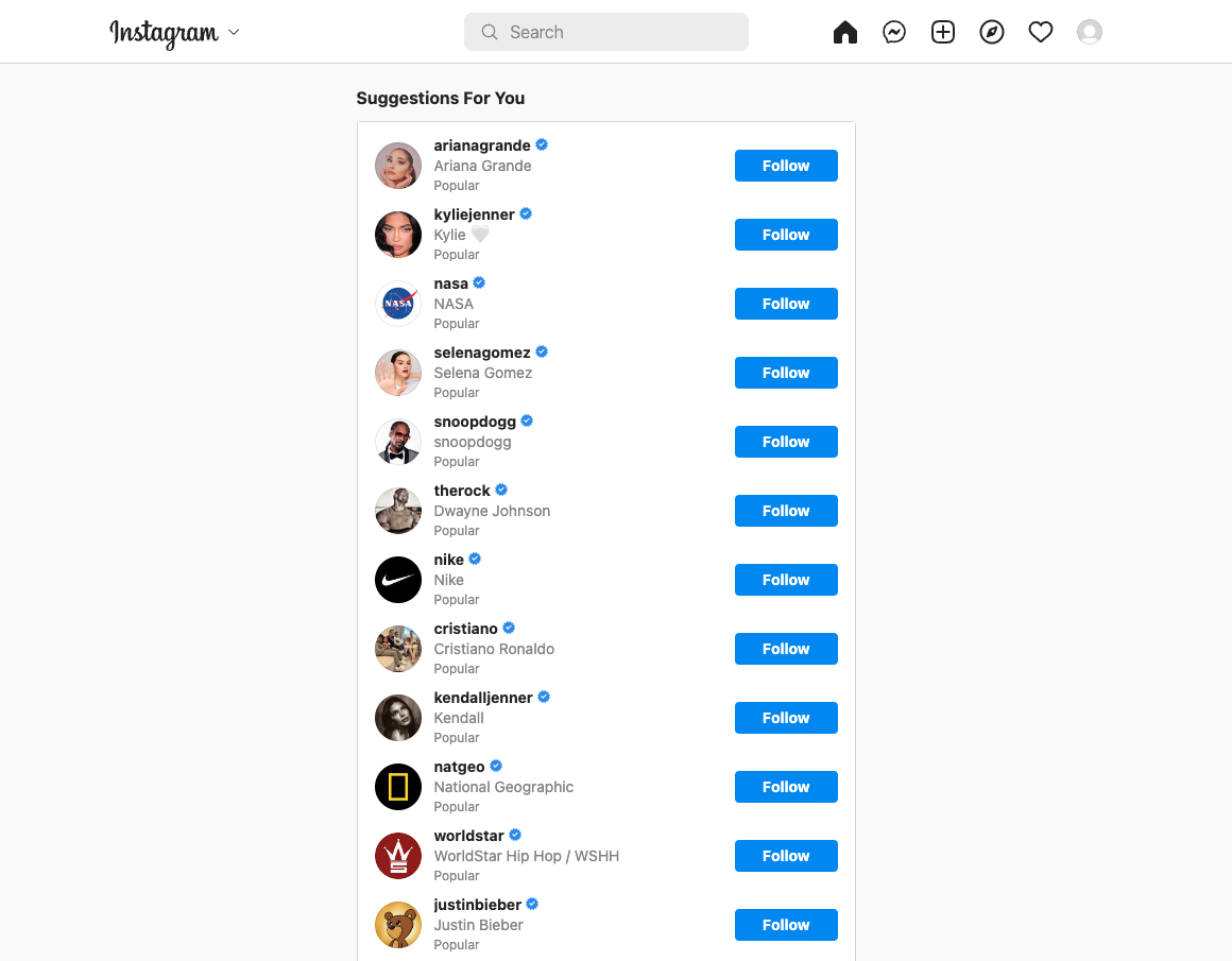 INSTAGRAM INSTAGRAM ACCOUNT visual data 2