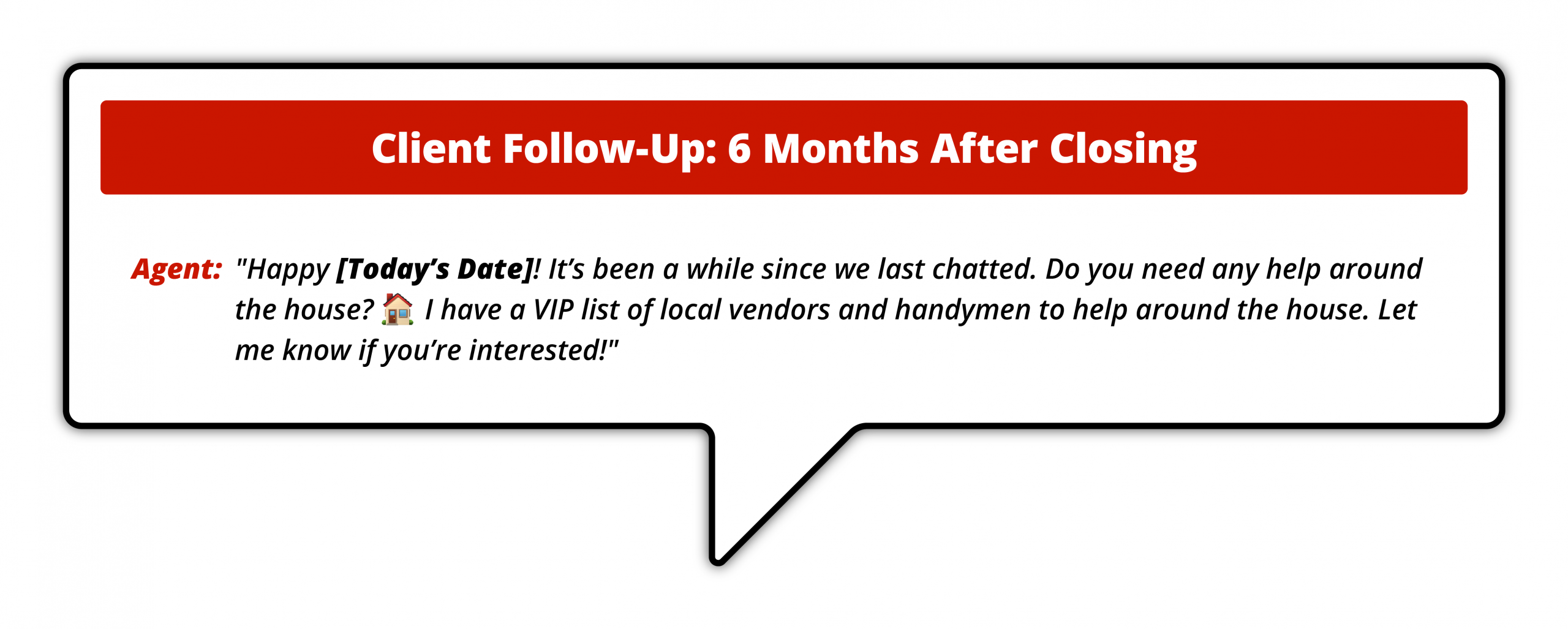 Client Follow Up: 6 months