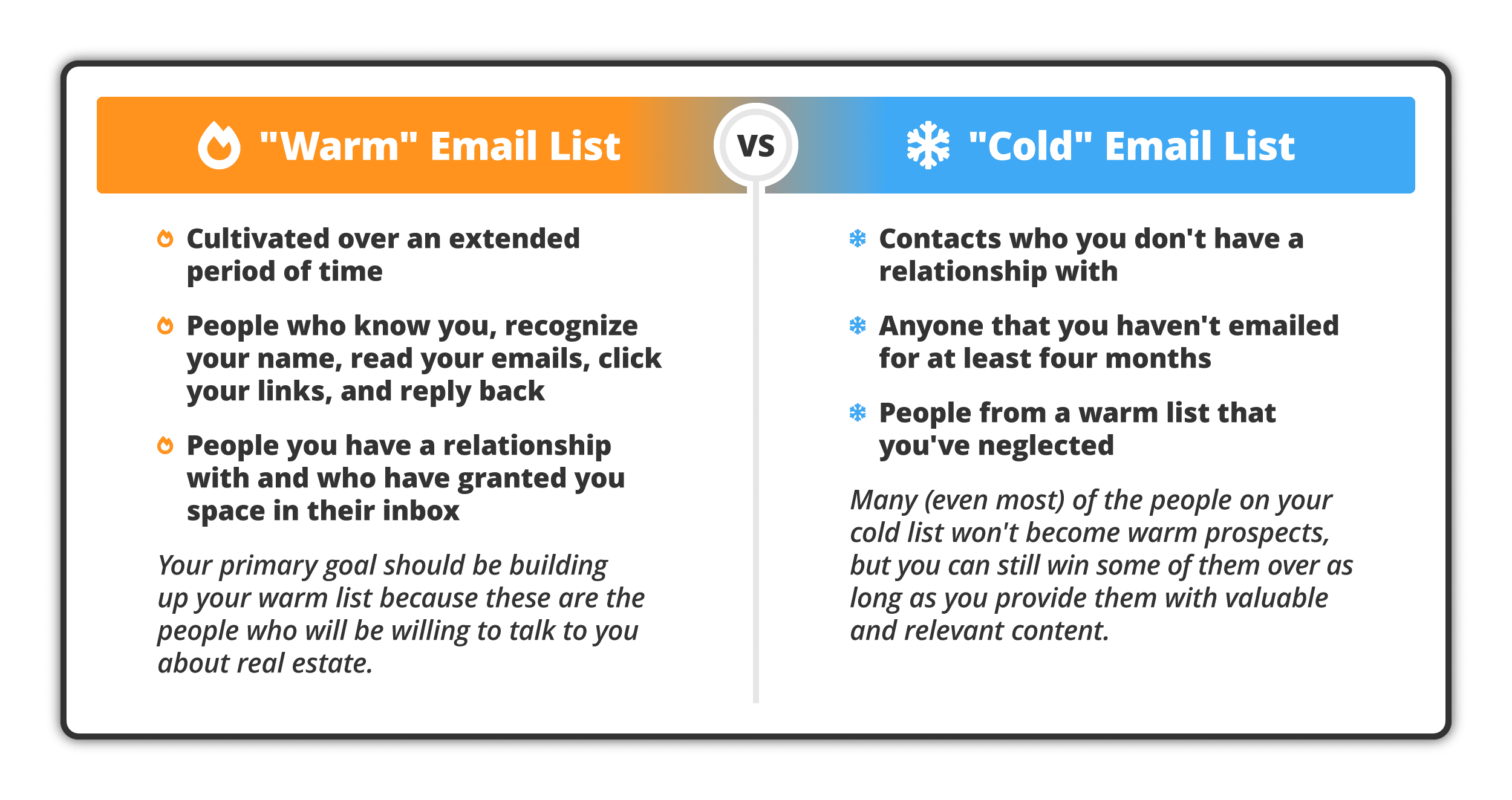 REDX EmailMarketing101 WarmVSCold Image