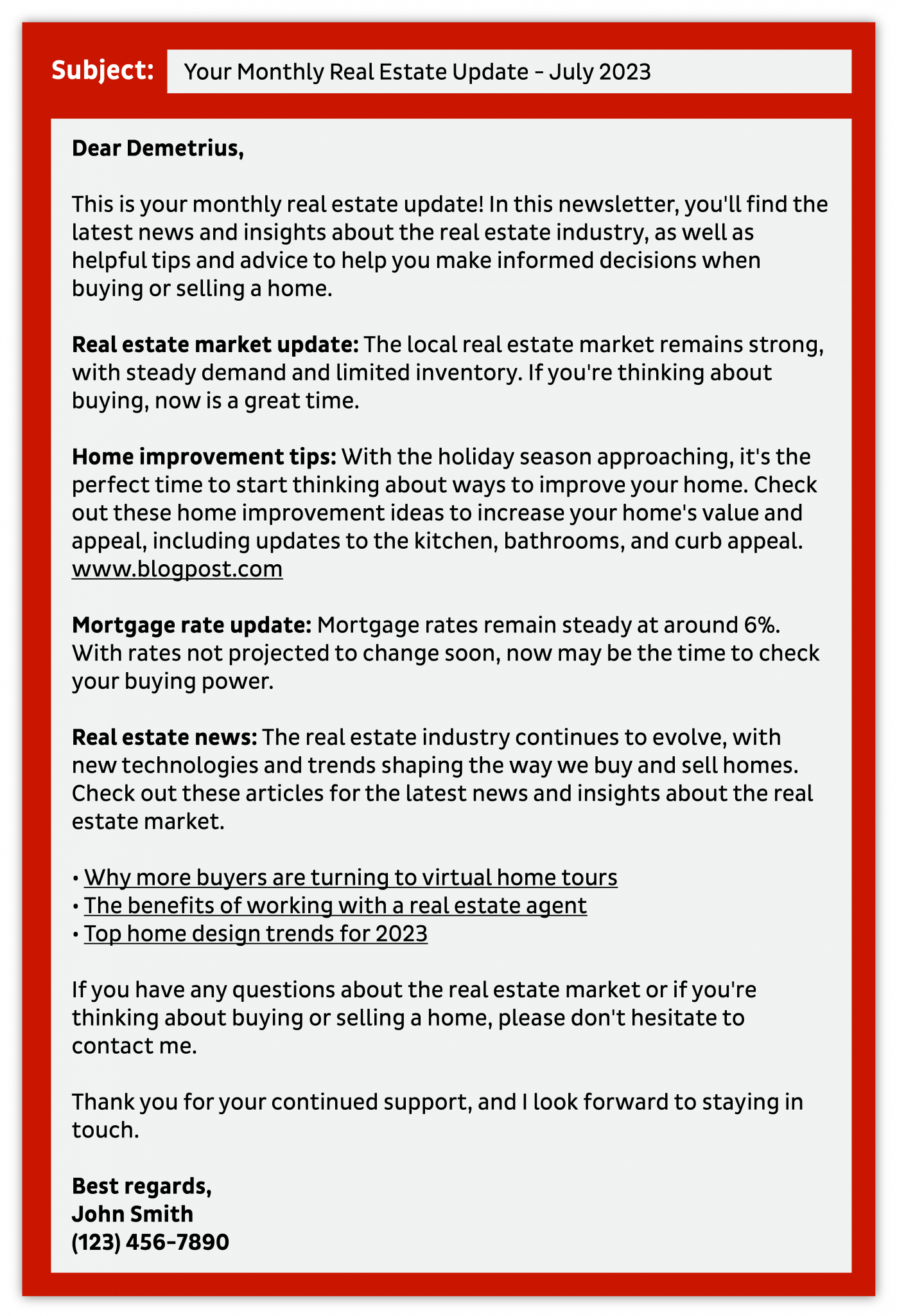 11 Real Estate Email Templates & Scripts to Engage Your Database REDX